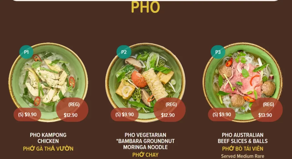 Nam Nam Pho Prices Menu 2024