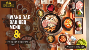 Wang Dae Bak BBQ Menu