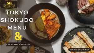 tokyo shokudo menu