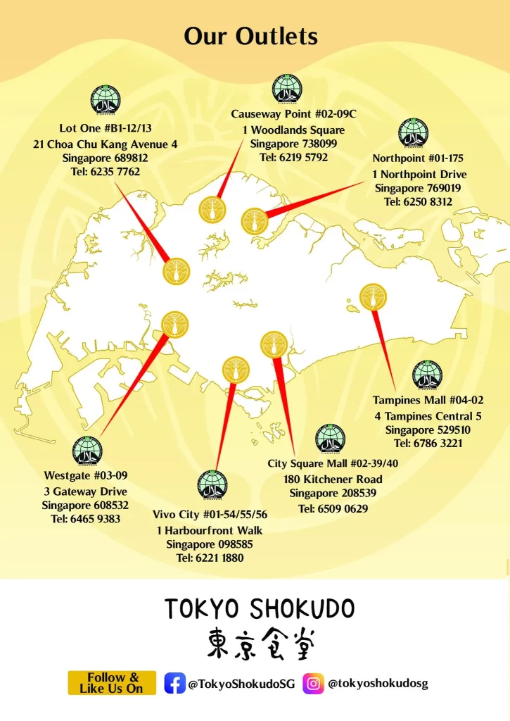 Tokyo Shokudo Menu