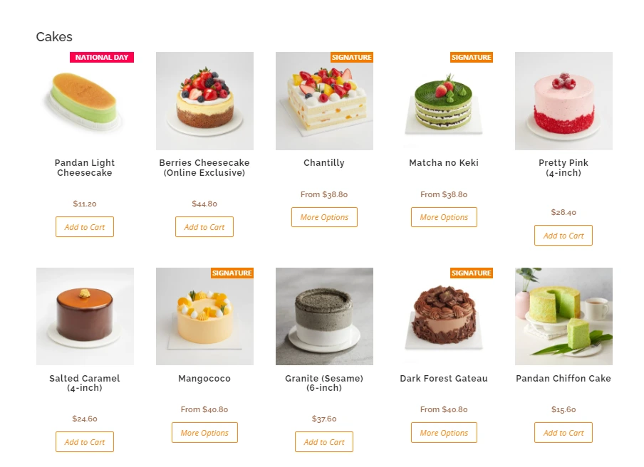 BreadTalk Cakes Menu with Prices 2024