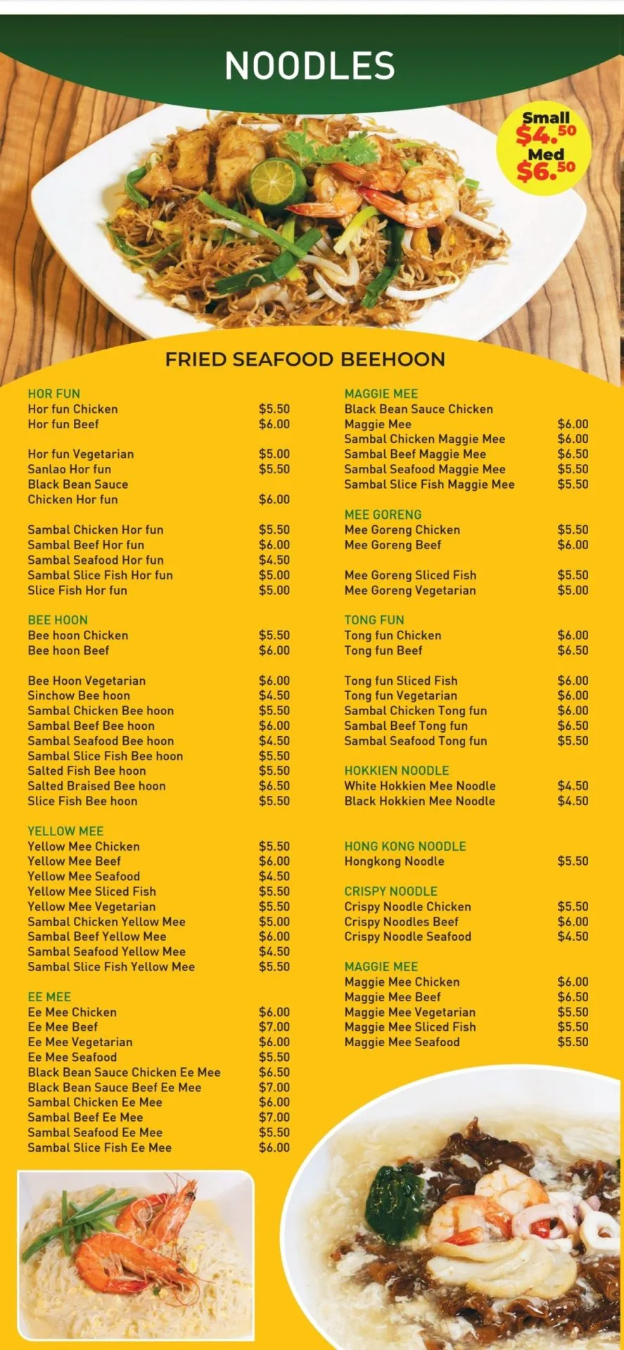 LUCKY CAFE NOODLE MENU WITH PRICES 2024