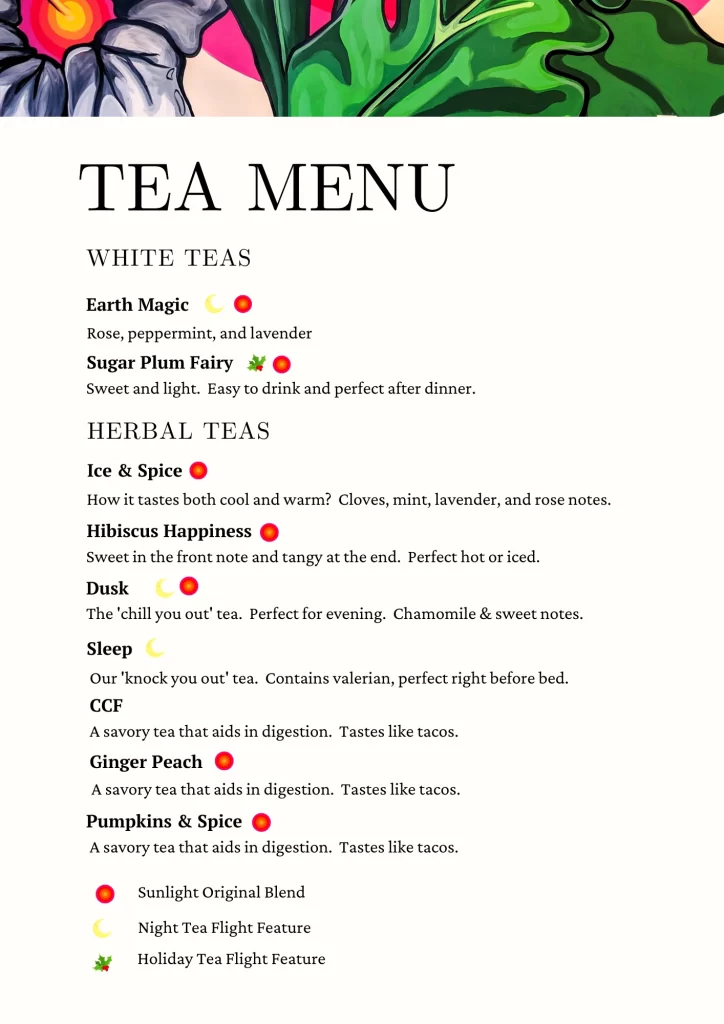 Tea Apothecary Singapore Menu – Fruit Tea 2024