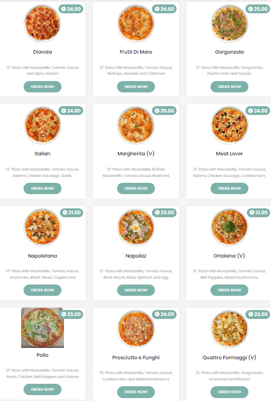 Napolizz Pizza Menu With Prices 2024