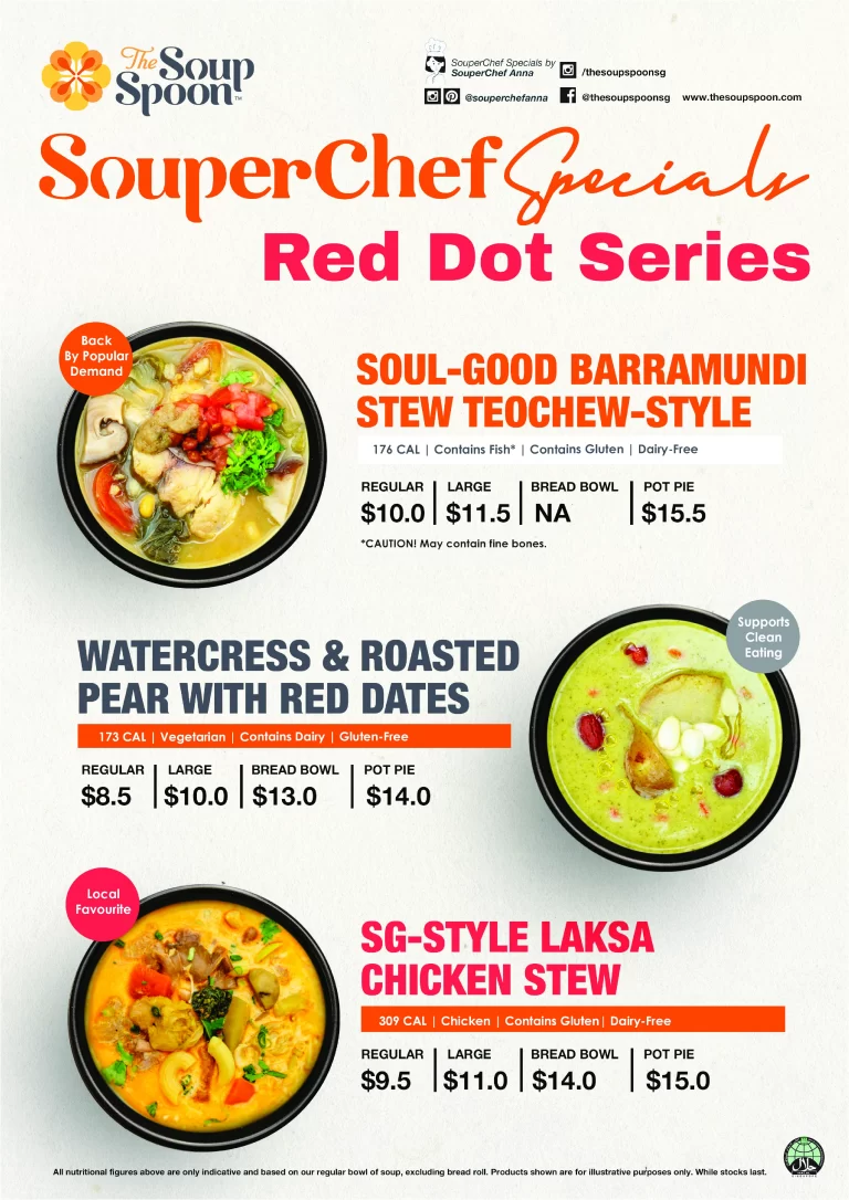 Soup Spoon Singapore Menu 2024